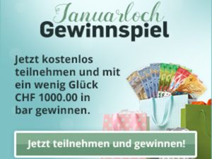 Januarloch-Gewinnspiel Schweiz